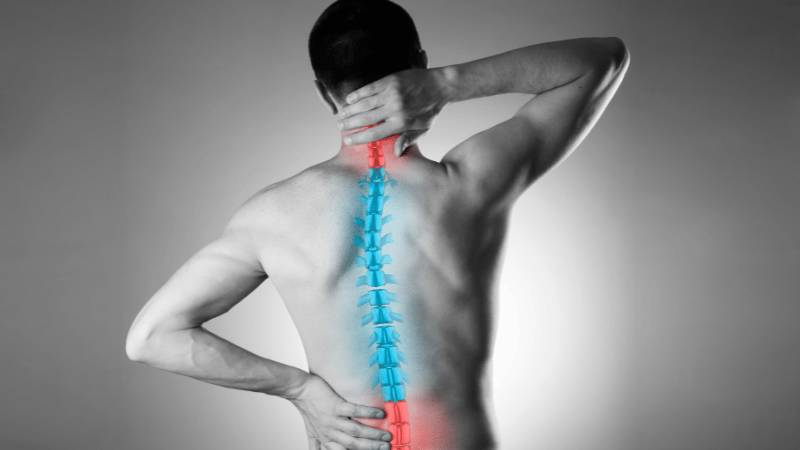 Pain in the spine, spine misalignment