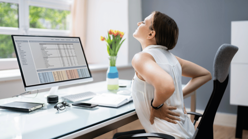 Back Pain And Bad Posture Stress