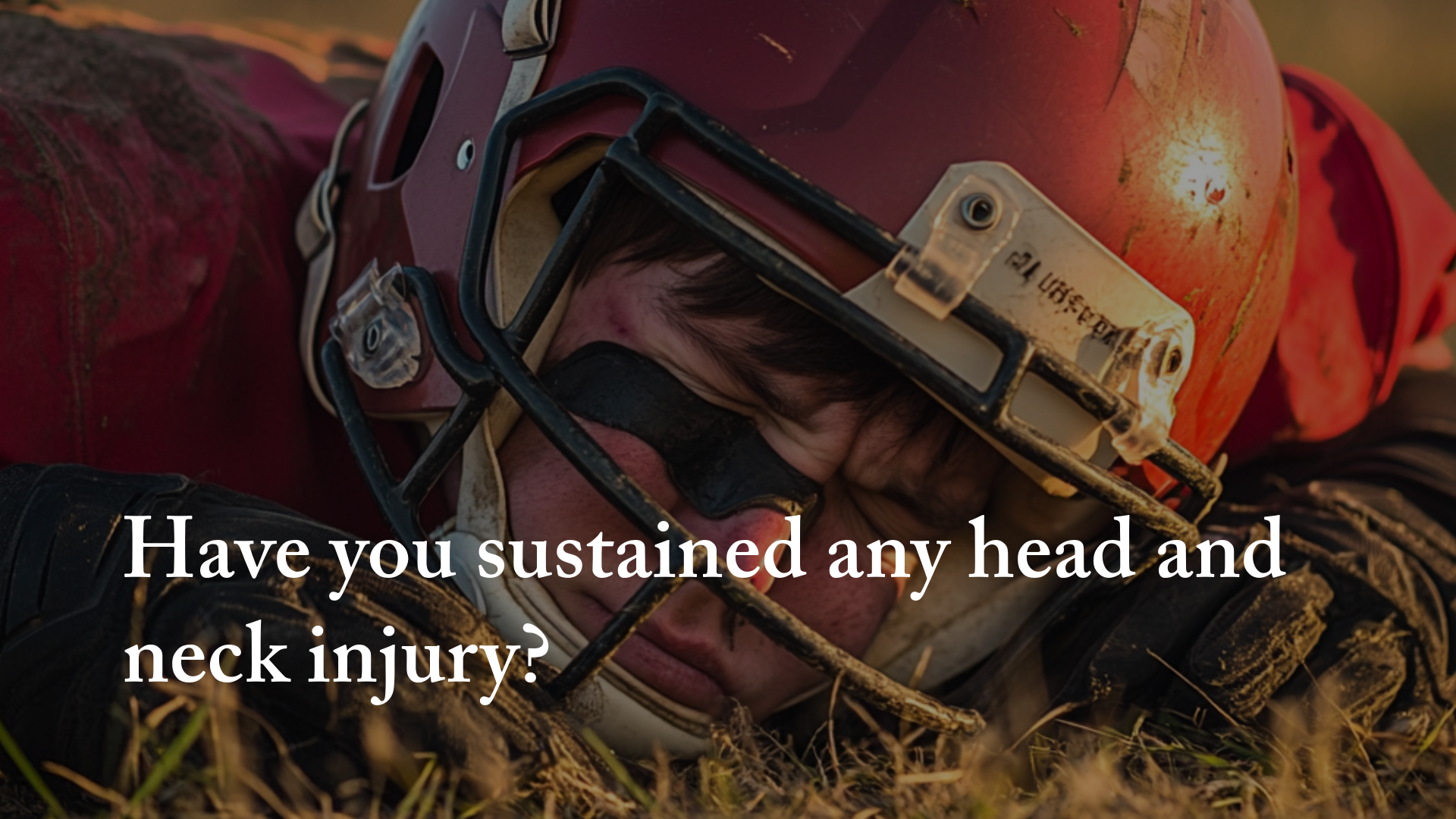 concussion, neck injury, headache